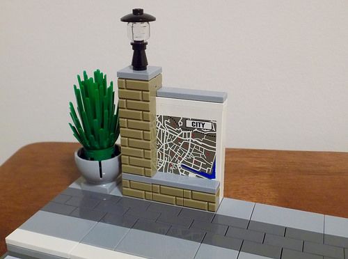 Pavement & Street Furniture | Lego modular, Street furniture, Lego .