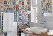 31 Multi-Color Tiled Bathroom Designs - DigsDi