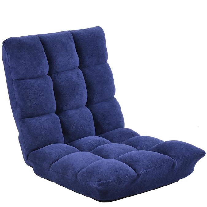CASAINC Multi-Function Folding Floor Chair Lazy Sofa, Blue in the .