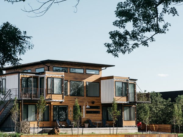 A Colorado Firefighter Built His Own Shipping Container Home, and .
