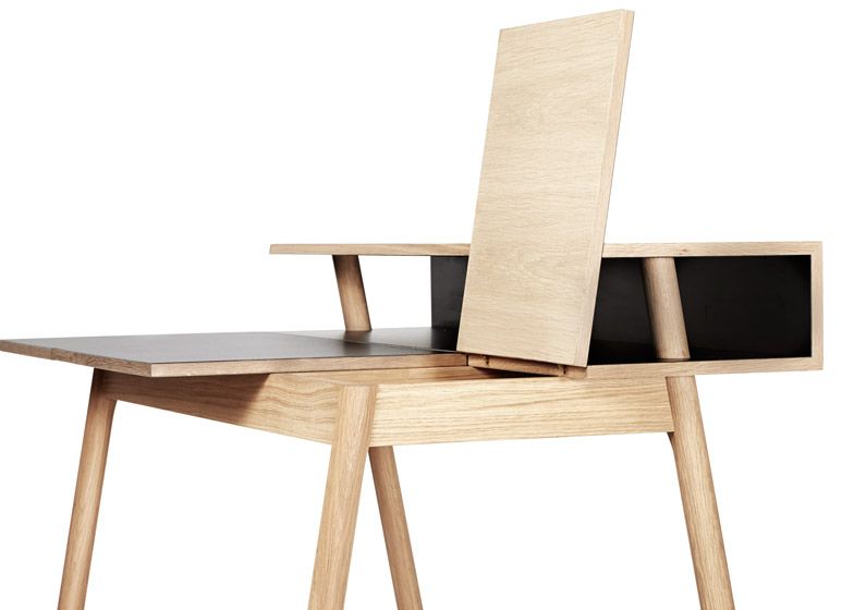 The Secretary by Isabel Ahm is a writing desk with hidden storage .