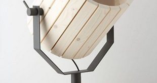 Natural Barrel And Baby Barrel Lamps From Wood And Concrete .