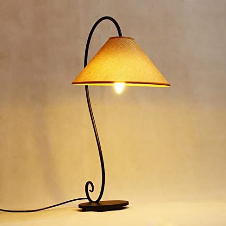 American Country Study lamp/Retro Bedroom Minimalist-Style Wrought .