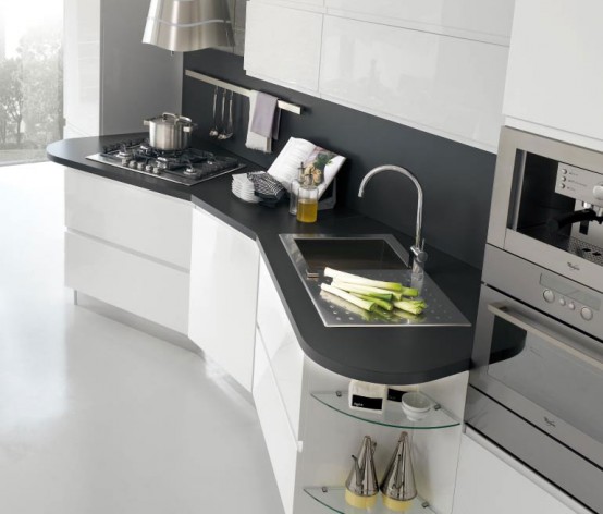 New Modern Kitchen Design with White Cabinets – Bring from Stosa .