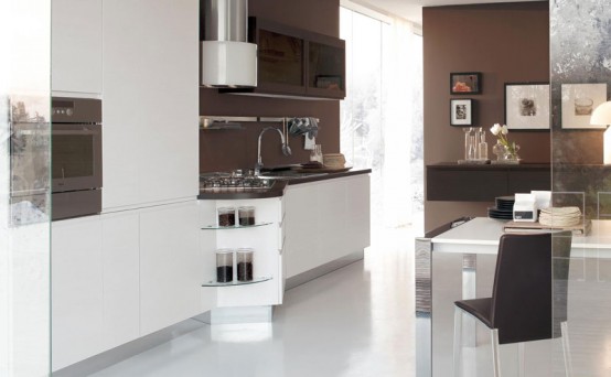 New Modern Kitchen Design with White Cabinets – Bring from Stosa .
