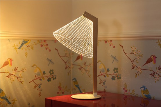 Optical Illusion Bulbing Lamps With 3D Effects - DigsDi
