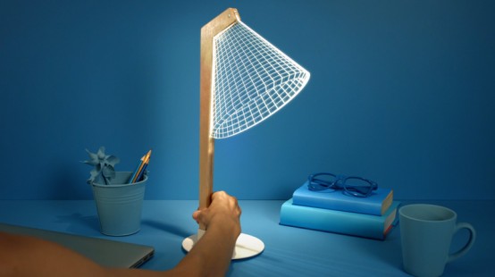 Optical Illusion Bulbing Lamps With 3D Effects - DigsDi