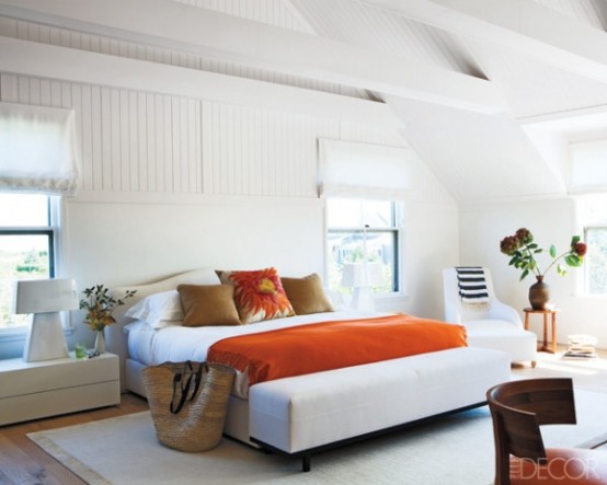 Orange Accents In Bedrooms – 68 Stylish Ideas - DigsDi