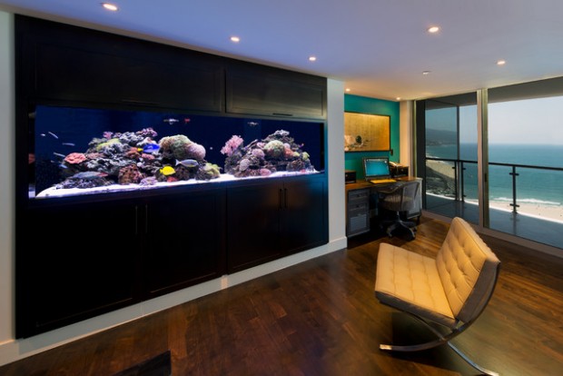24 Original Ideas with Aquarium in Home Interi