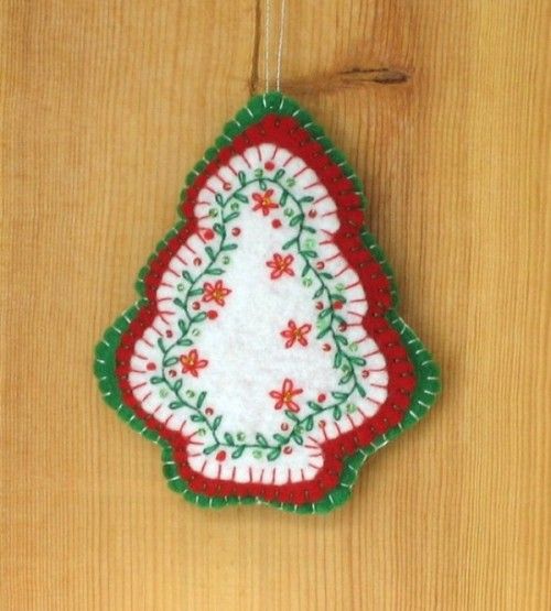 25 Adorable Felt Original Ornaments For Your Christmas Tree | Felt .
