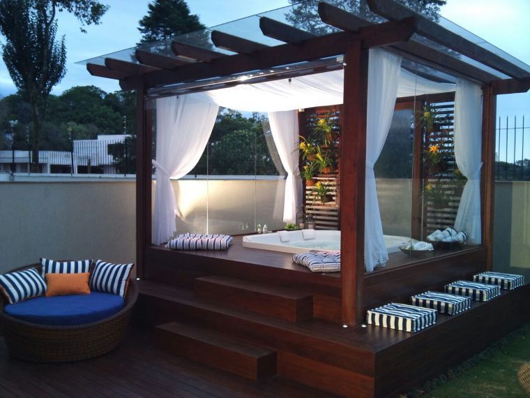 Outdoor Jacuzzi and out of doors spa - 100 ideas for one in your .