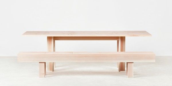 Planks Dining Table & Bench by Max Lamb 2 | Furniture design blog .