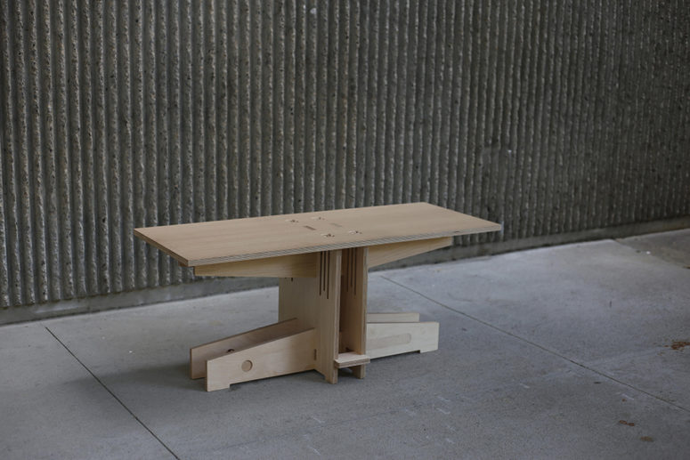 Modern Knock Down Plywood Furniture Made With No Screws - DigsDi