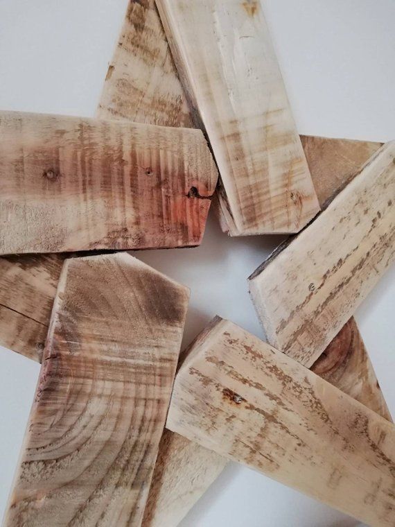 Christmas star wall Hanging Reclaimed wood star Rustic | Etsy .