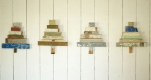Recycled Wooden X-Mas Trees To Hang On Wall - DigsDi