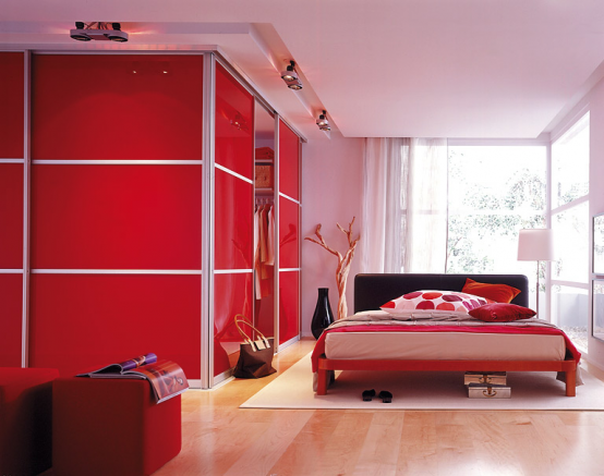 Red Accents In Bedrooms – 34 Stylish Ideas (With images) | Bedroom .