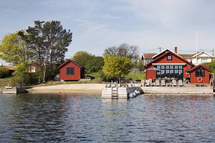 my scandinavian home: A Relaxed Swedish Island Summer Cabin on The .