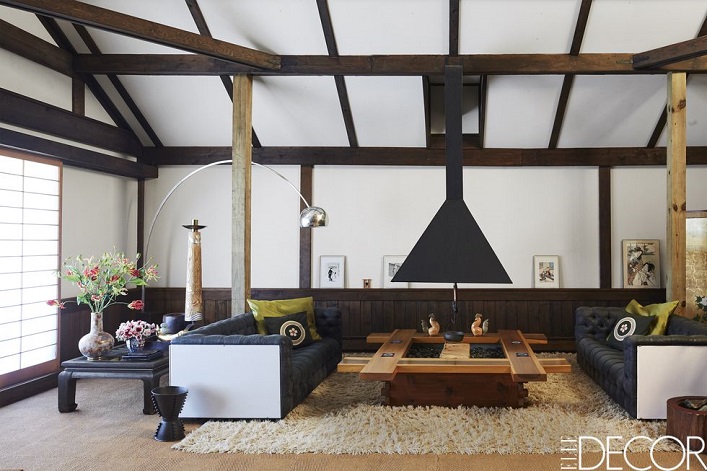 Mix and Chic: Inside a charming and inviting Japanese-style house .