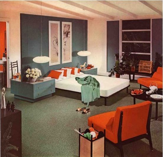1950s interior design and decorating style - 7 major trends .