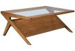 Amazon.com: Ink+Ivy Rocket Coffee Table - Solid Wood, Glass .