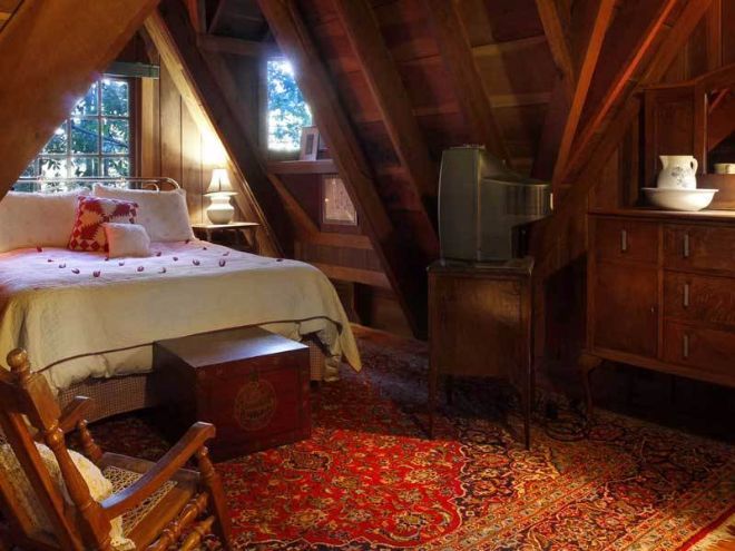 Step into 'Dreamcatcher' — the rustic forest cabin with a surprise .