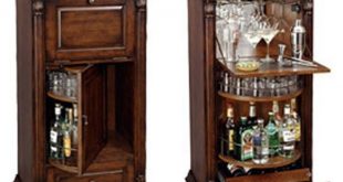 Cognac Bar Cabinet | Bar cabinet, Modern home bar, Bar furnitu