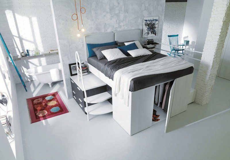 Smart Bed Design with Hidden Closet Under It – Container Bed - The .