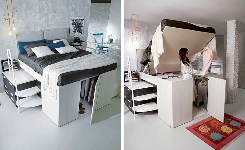 Clever Bed Designs With Integrated Storage For Max Efficiency .