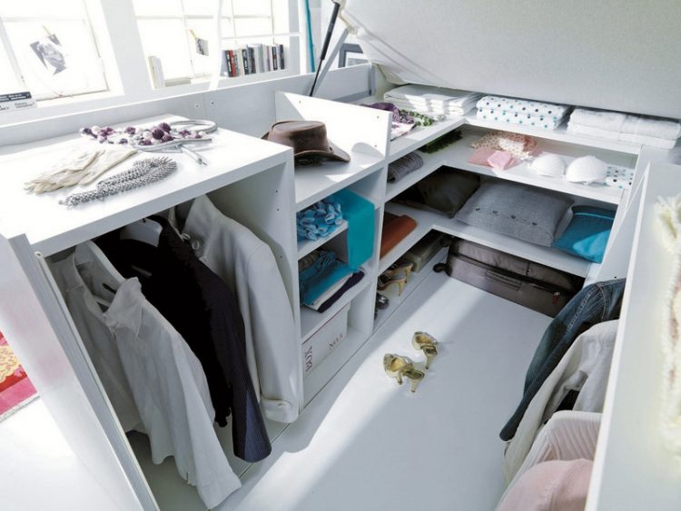 Smart Bed Designed With A Hidden Closet Underneath - DigsDi