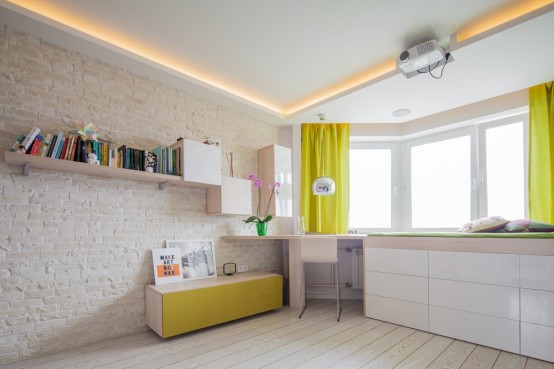 42 Square Meters Apartment With A Smart Design And Bright Accents .