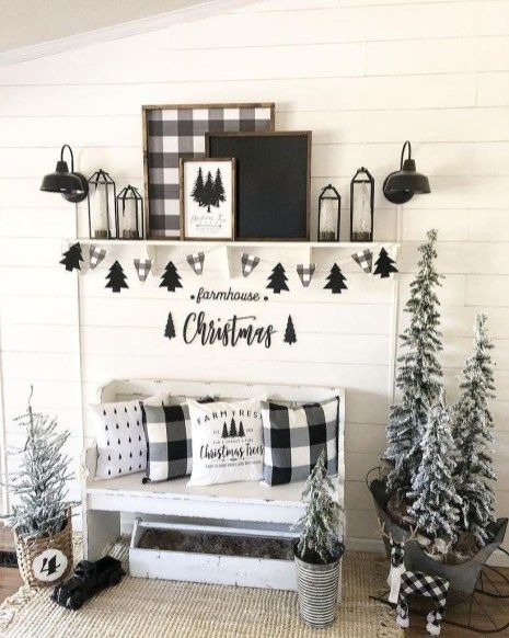 Amazing Farmhouse Christmas Decorating Ideas To Have 01 in 2020 .