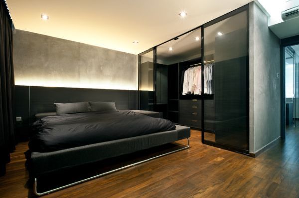 60 Stylish Bachelor Pad Bedroom Ideas | Black bedroom decor .