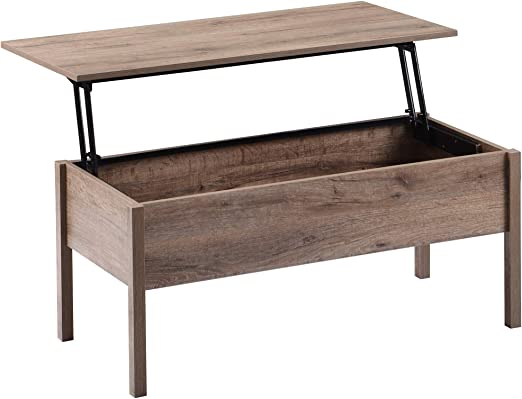 Amazon.com: Knocbel Lift Top Coffee Table with Hidden Storage .