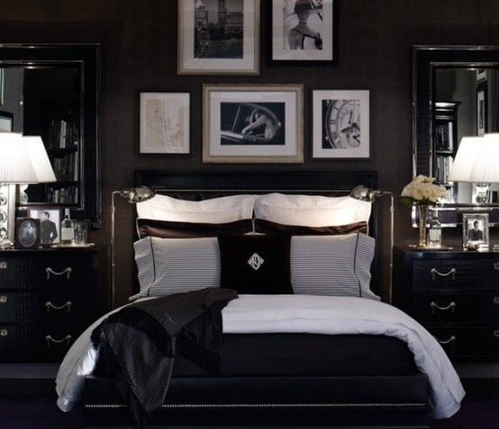Traditional Black And White Bedroom That Inspire