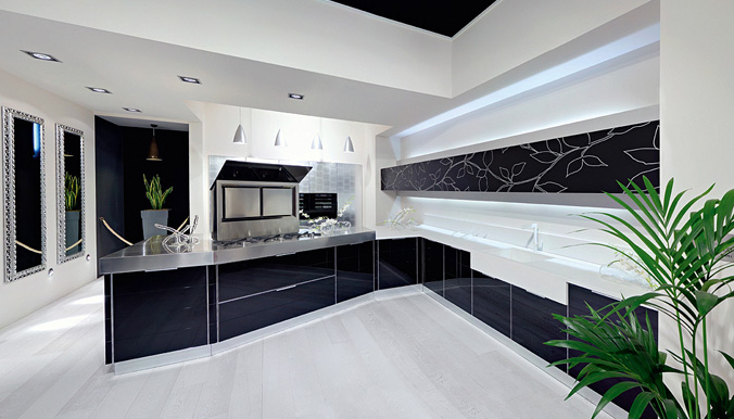 Ultra Glossy And Sleek Kitchen Design Crystallo From Arrex