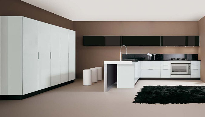 Ultra Glossy and Sleek Kitchen Design - Crystallo from Arrex .
