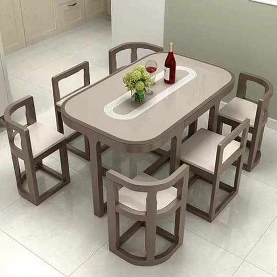 Pin by Emm Dhillon on lobby in 2020 | Unique dining tables, Dining .