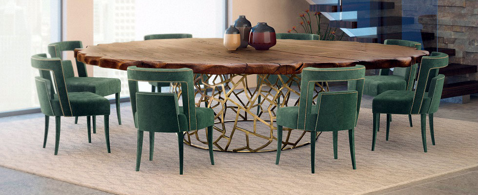 Shopping Guide To Make A Dining Room Sparkle With Unique Dining Tabl