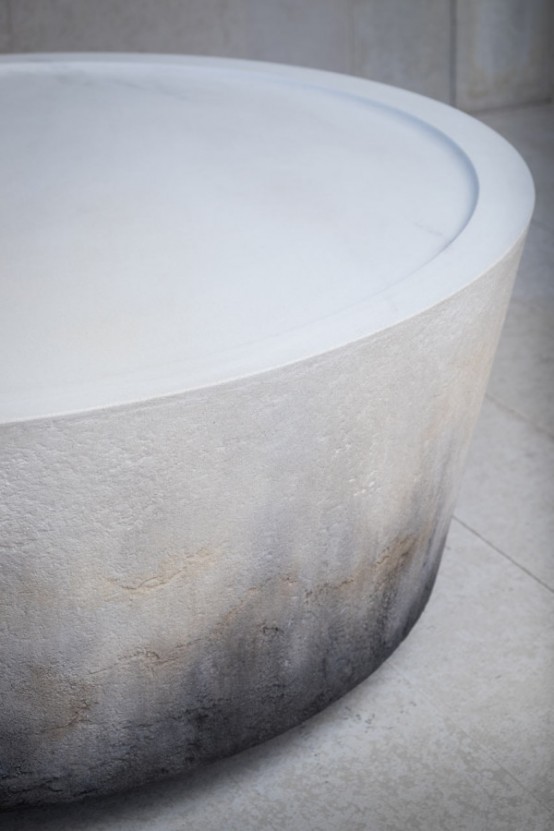 Unique Nim Table Inspired By Lava Strata And Stone - DigsDi