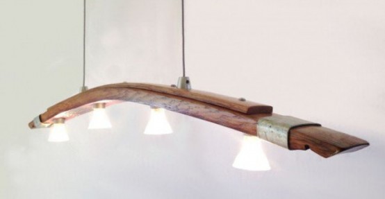 Unique Saba Light From Recycled Wine Barrels - DigsDi