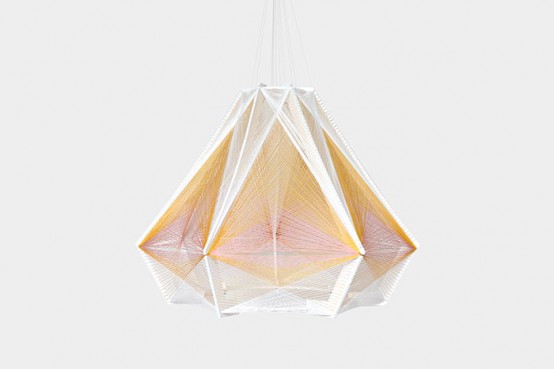 Unique Sputnik Lamps Of Wood And Cotton - DigsDi