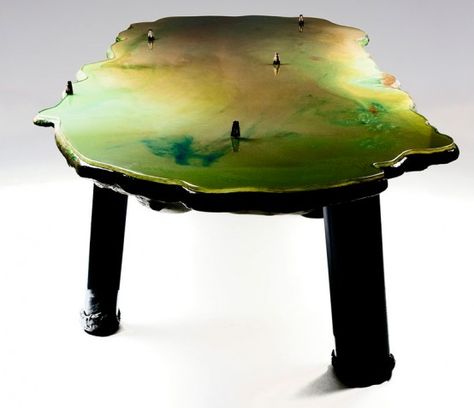 Unique Tables Imitating Different Water Bodies | Modern dining .