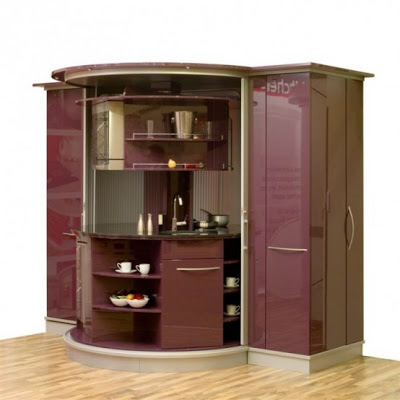 Modern Furniture: Very Small Kitchen Which Has Everything Needed .