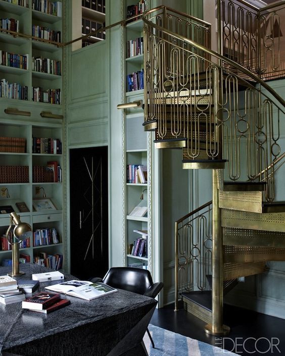 9 Vintage-Inspired Home Libraries to Envy | Interior, Home .