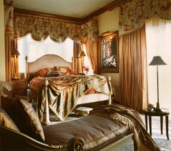 Warm Bedrooms Design in Old-School Style by Maura Taft - DigsDi