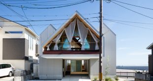 Wood-Clad Minimalist House With Three Spaces - DigsDi