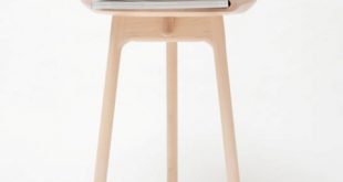 Wooden Stool With A Gaping Mouth For A Magazine - DigsDi