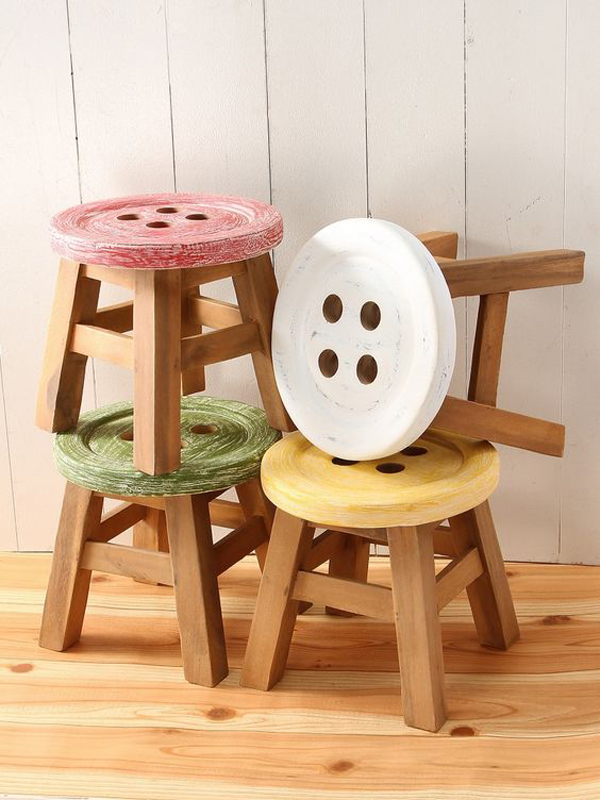 Wooden children's stool