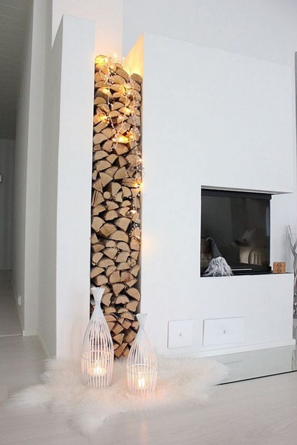 modern-built-in-firewood-storage-with-fairy-lights