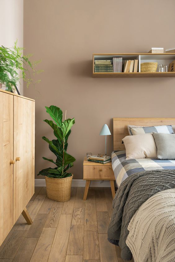 minimalist wooden bedroom ideas